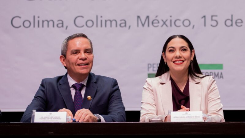 Indira Vizcaíno reconoce la contribución de docentes y personal de UdeC al pueblo de Colima